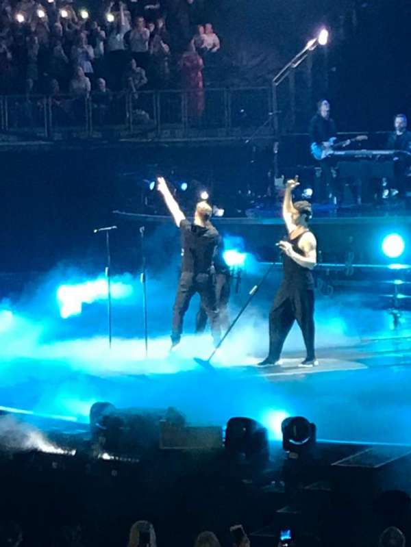 The O2, London, section: 112, row: K, seat: 371