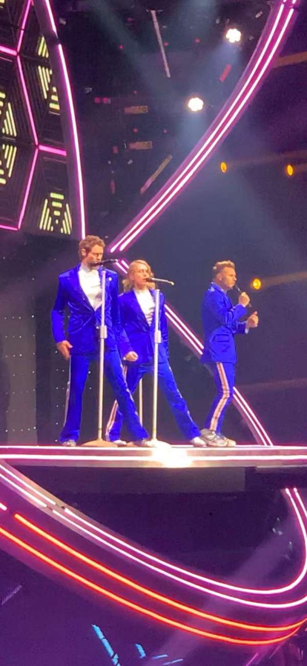 The O2, London, section: 101, row: N, seat: 20