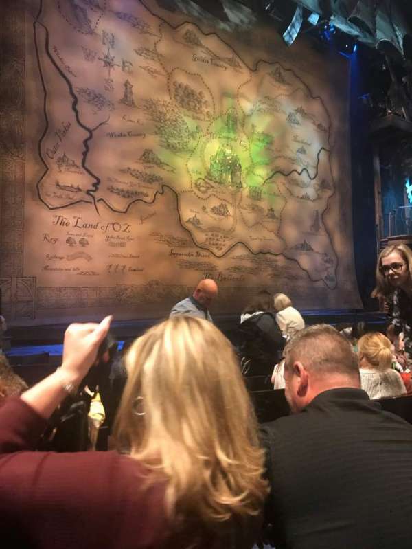 Gershwin Theatre, section: Orchestra L, row: C, seat: 5