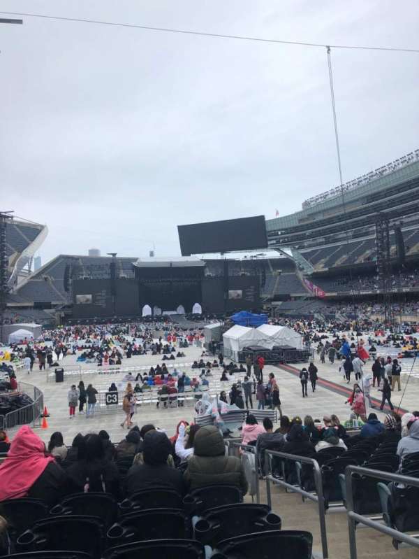 Soldier Field, section: 124, row: 14, seat: 17