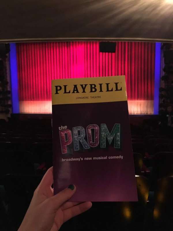 Longacre Theatre, section: Orchestra C, row: M, seat: 102