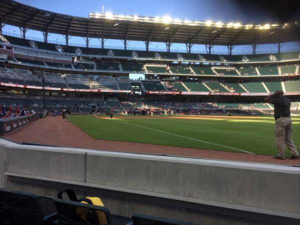 Truist Park, section: 11, row: 3, seat: 1