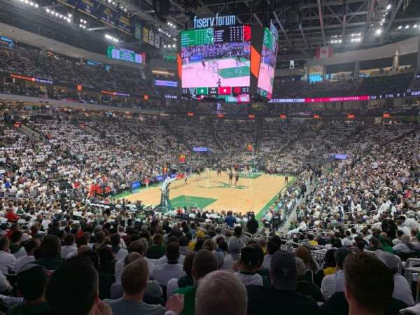 Fiserv Forum, section: 110, row: 22, seat: 6