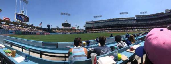 Dodger Stadium, section: 45BL, row: CC, seat: 4
