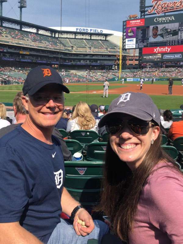 Comerica Park, section: 119, row: 9, seat: 11