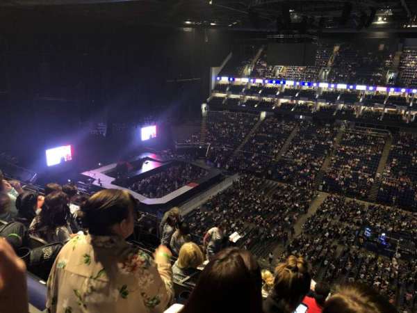 The O2, London, section: 405, row: K, seat: 553
