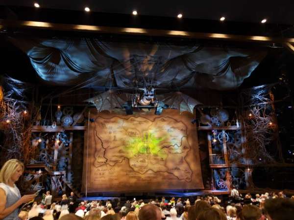 Gershwin Theatre, section: Orchestra C, row: R, seat: 105