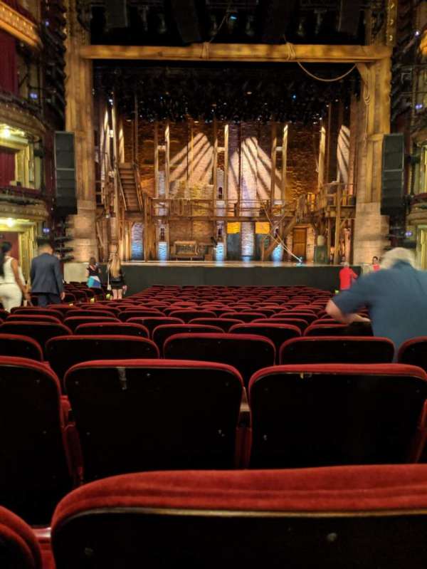 CIBC Theatre, section: Orchestra C, row: V, seat: 108