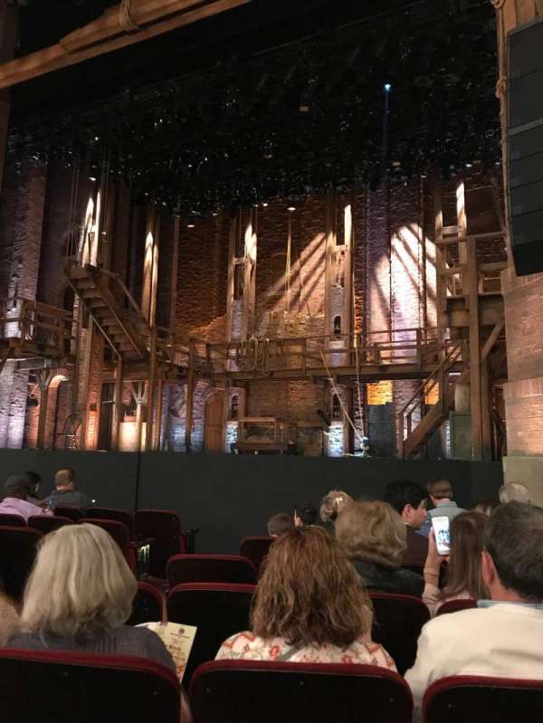 CIBC Theatre, section: Orchestra R, row: J, seat: 8