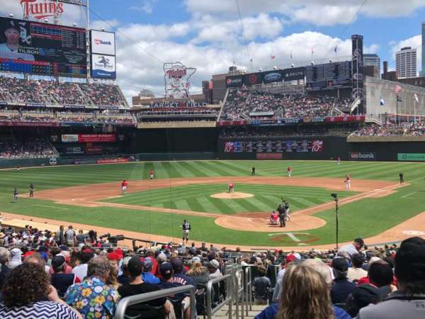 Target Field, section: 115, row: 15, seat: 13