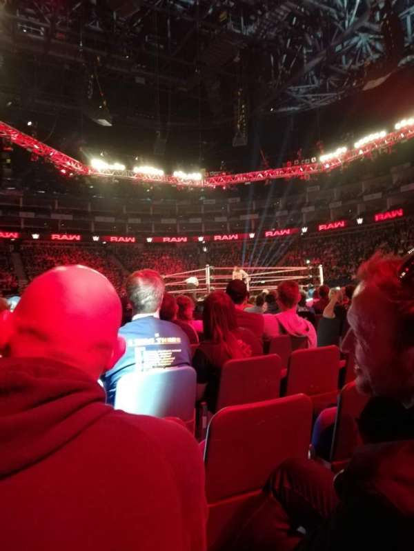 The O2, London, section: FL C2, row: N, seat: 19