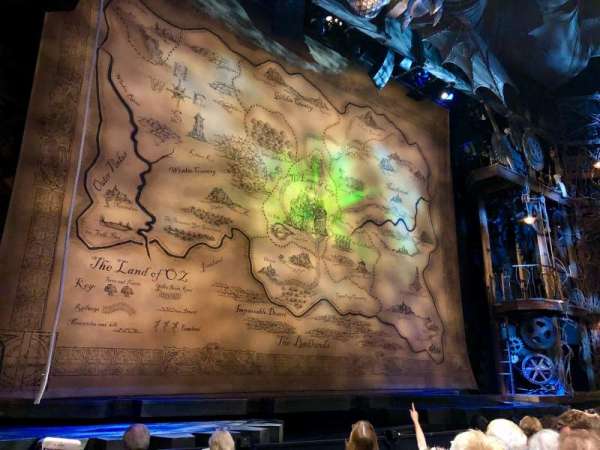 Gershwin Theatre, section: Orchestra L, row: B, seat: 1