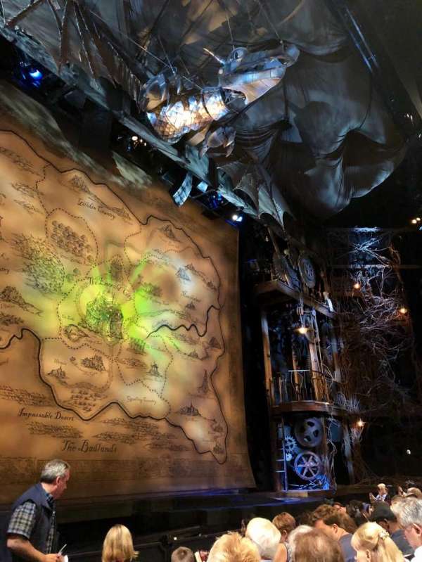 Gershwin Theatre, section: Orchestra L, row: B, seat: 1 and 4