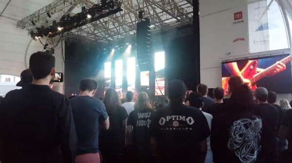 Leader Bank Pavilion, section: 1, row: V, seat: 10
