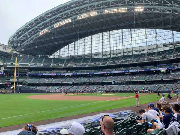 American Family Field, section: 126, row: 6, seat: 22