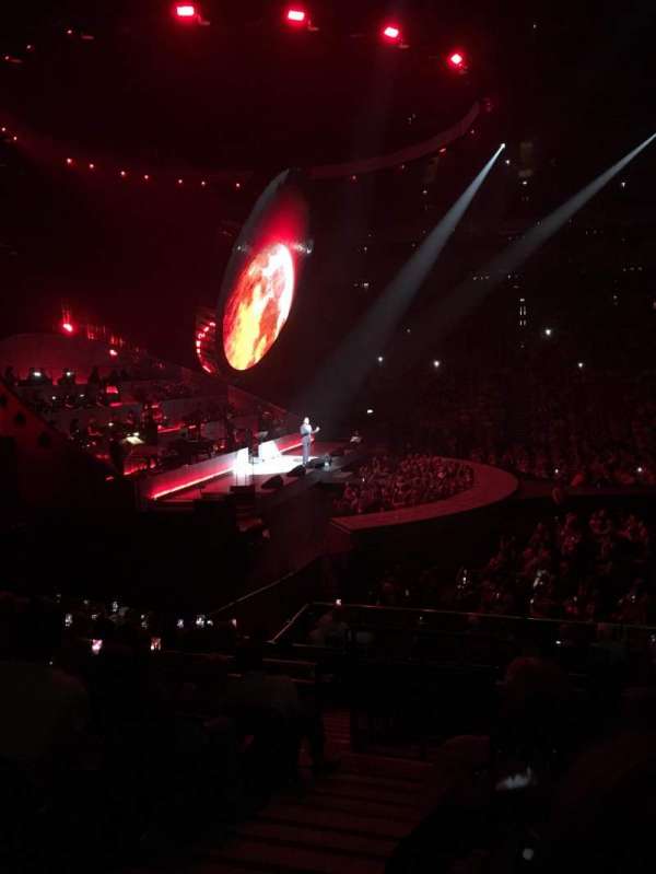 The O2, London, section: 101, row: P, seat: 30