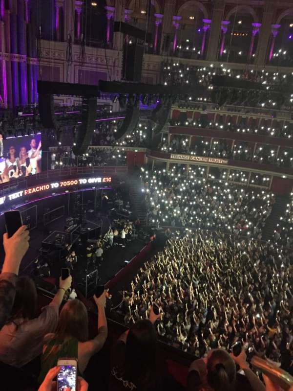 Royal Albert Hall, section: Rausing Circle Q, row: 3, seat: 21