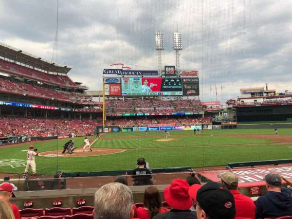 Great American Ball Park, section: 127, row: L, seat: 5
