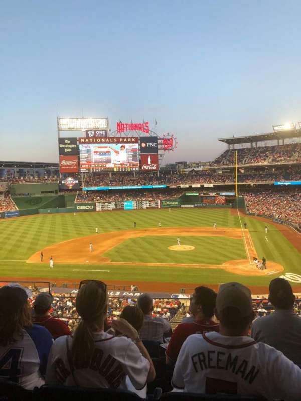 Nationals Park, section: 210, row: E, seat: 19