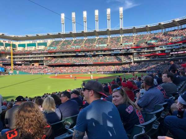 Progressive Field, section: 175, row: U, seat: 20
