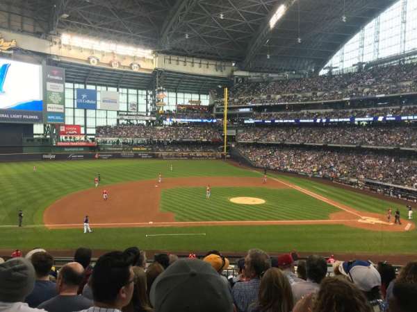 American Family Field, section: 224, row: 7, seat: 14