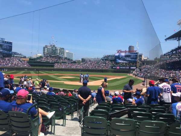 Wrigley Field, section: 116, row: 2, seat: 3