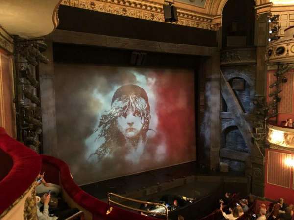 Sondheim Theatre, West End, section: Dress Circle, row: D, seat: 28