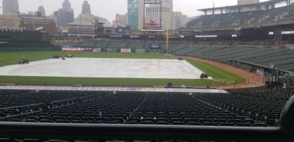 Comerica Park, section: 132A, row: A, seat: 1