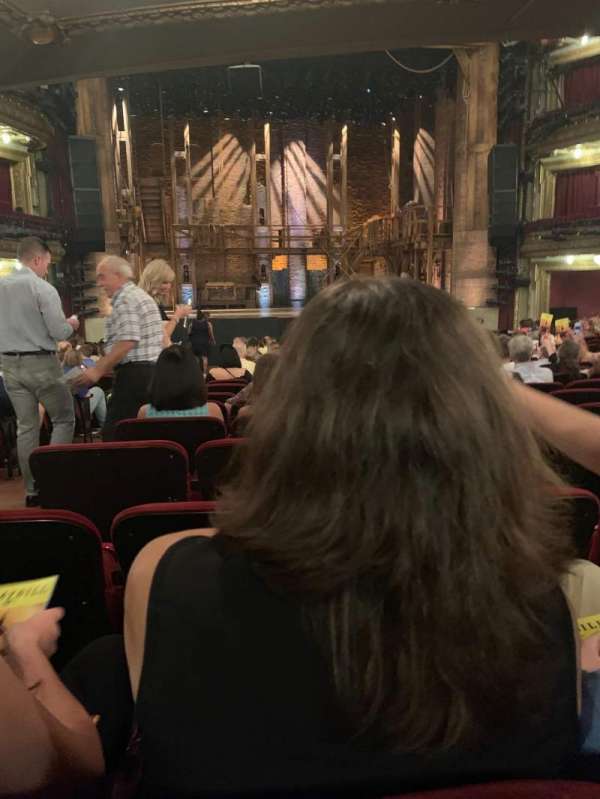 CIBC Theatre, section: Orchestra C, row: W, seat: 105