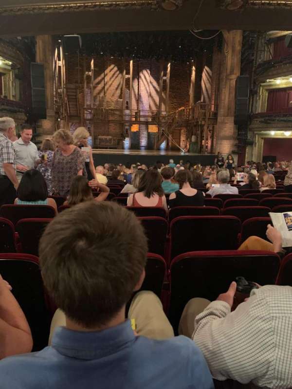 CIBC Theatre, section: Orchestra C, row: W, seat: 106