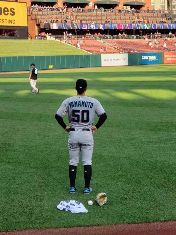 Busch Stadium, section: 167, row: J, seat: 1