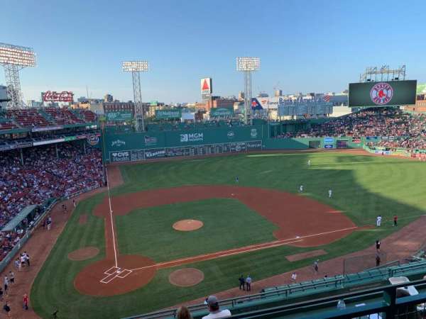 Fenway Park, section: Pavilion Box 1, row: B, seat: 7