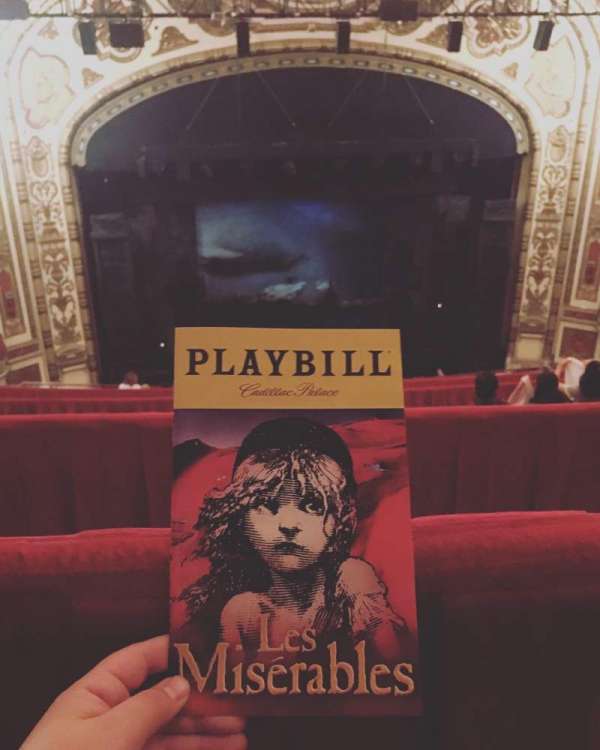 Cadillac Palace Theater, section: Balcony LC, row: L, seat: 306