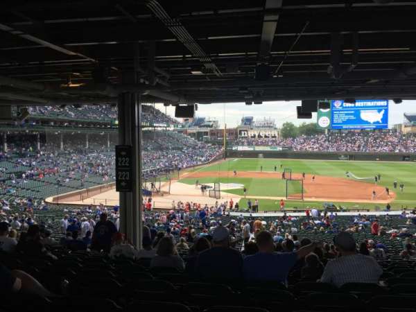 Wrigley Field, section: 223, row: 18, seat: 12