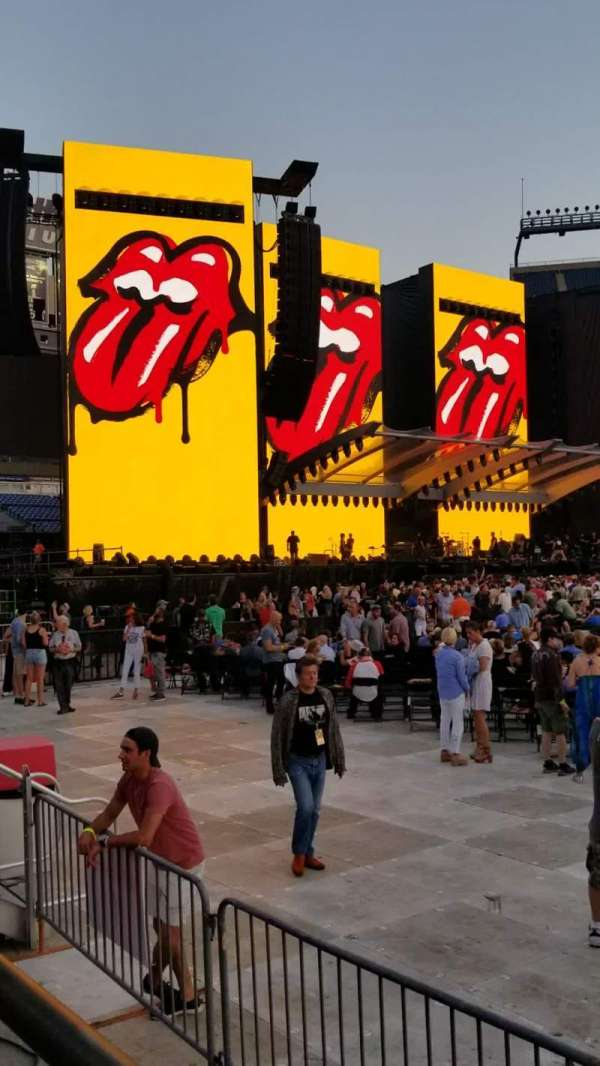 Gillette Stadium, section: 110, row: 1, seat: 5