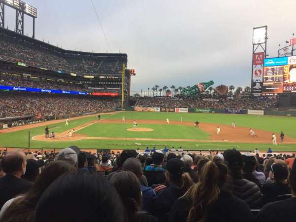 Oracle Park, section: 109, row: 31, seat: 10