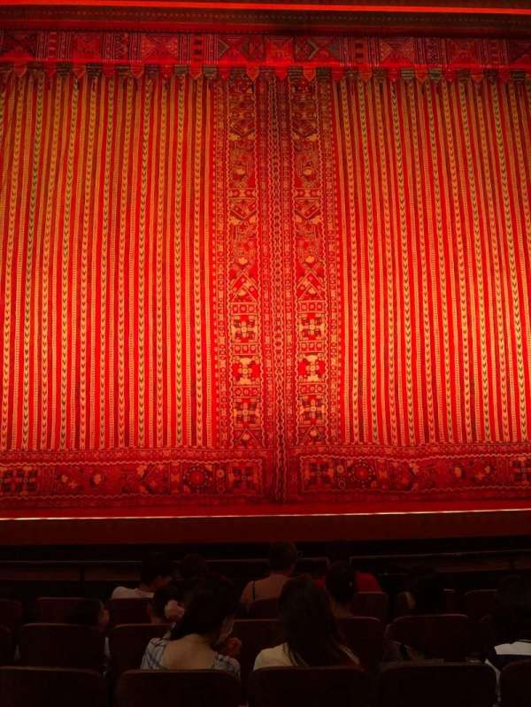 New Amsterdam Theatre, section: Orchestra C, row: F, seat: 109