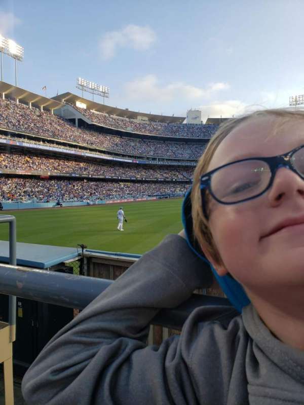 Dodger Stadium, section: 308PR, row: A, seat: 9