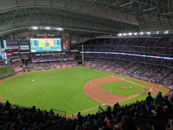 Daikin Park, section: 408, row: 16, seat: 4