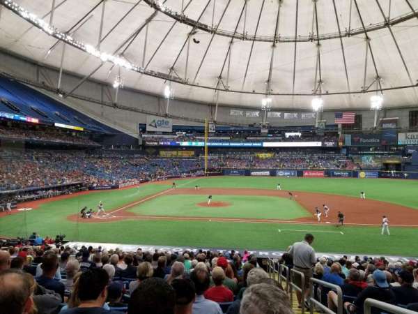 Tropicana Field, section: 114, row: HH, seat: 10