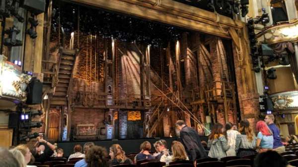Victoria Palace theatre, section: Stalls, row: L, seat: 37