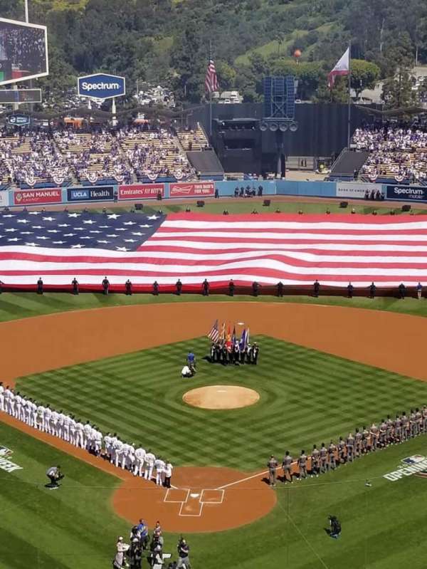 Dodger Stadium, section: 2RS, row: O, seat: 1