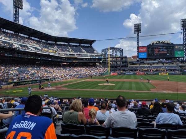 PNC Park, section: 110, row: L, seat: 14