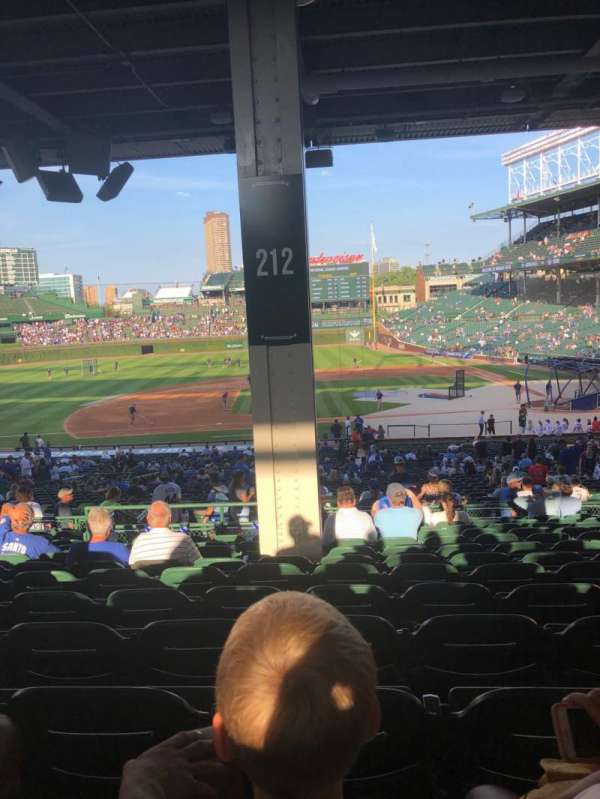 Wrigley Field, section: 212, row: 13, seat: 17