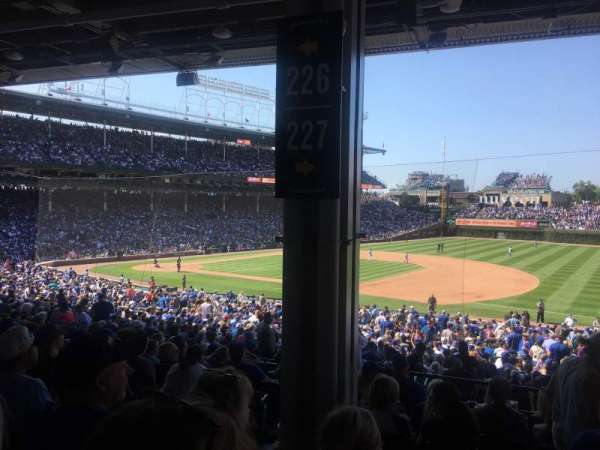 Wrigley Field, section: 227, row: 11, seat: 4