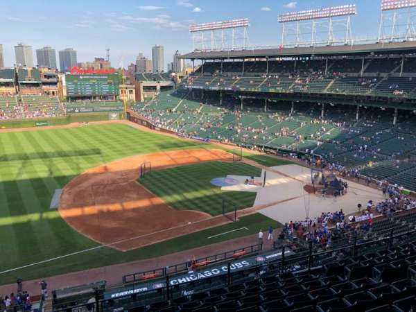 Wrigley Field, section: 308L, row: 10, seat: 2