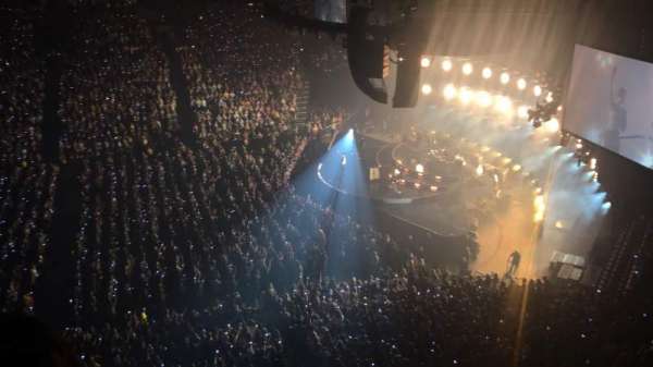 Bridgestone Arena, section: 310, row: B, seat: 8