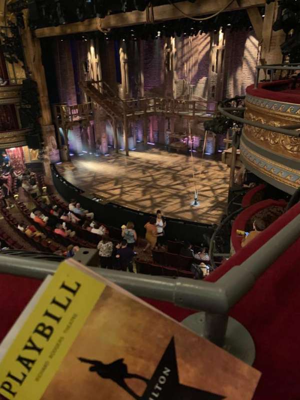 Richard Rodgers Theatre, section: Front Mezzanine R, row: A, seat: 26
