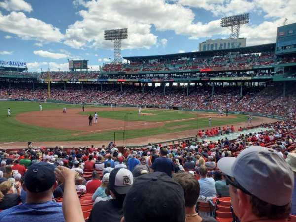 Fenway Park, section: Loge Box 158, row: LL, seat: 2