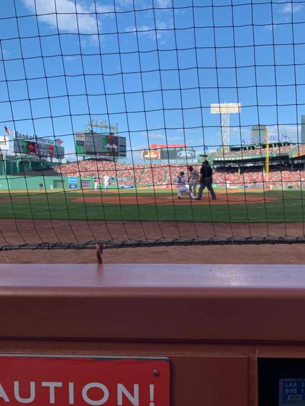 Fenway Park, section: Field Box 48, row: A1, seat: 4